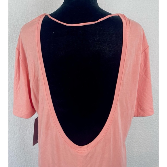 (NWT) AMERICAN APPAREL • Desert Flower Brushed Jersey Open-Back Short Sleeve Tee - Picture 8 of 16